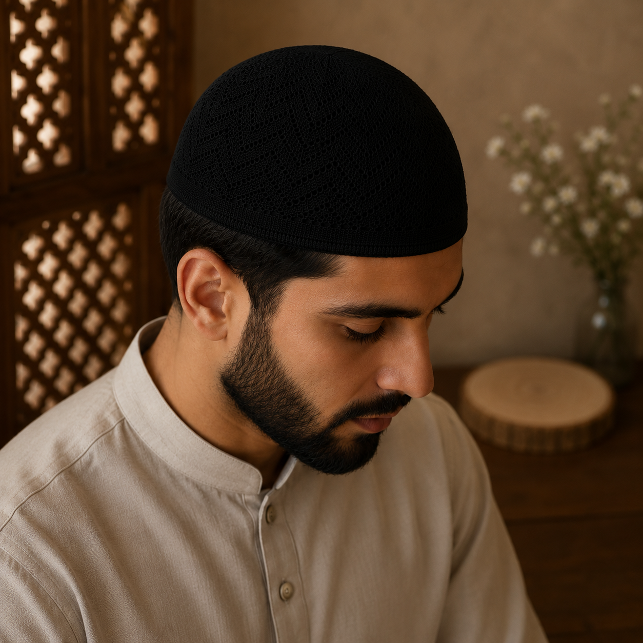 Muslimische Gebetsmütze – Premium